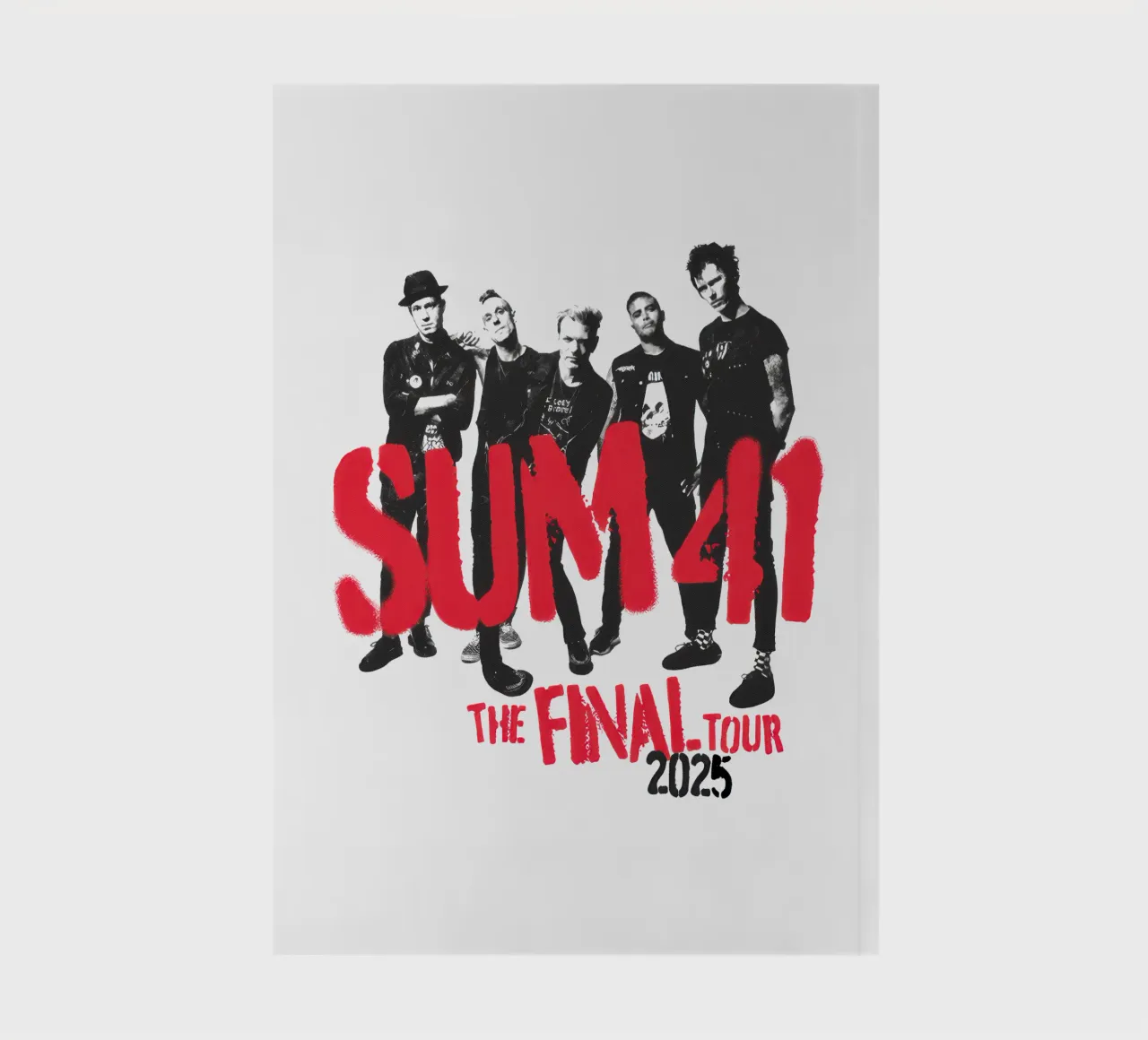 Sum 41 The Final Tour notebook by lindacleveland