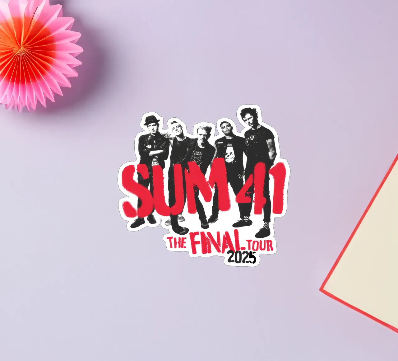 Sum 41 The Final Tour adesivo da lindacleveland