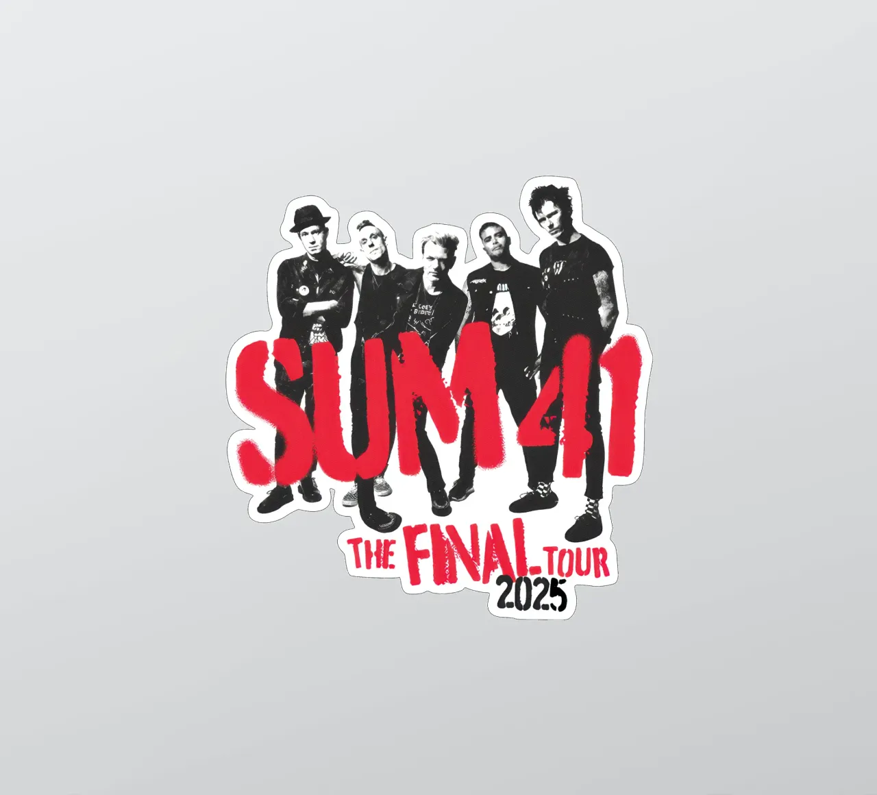 Sum 41 The Final Tour adesivo da lindacleveland