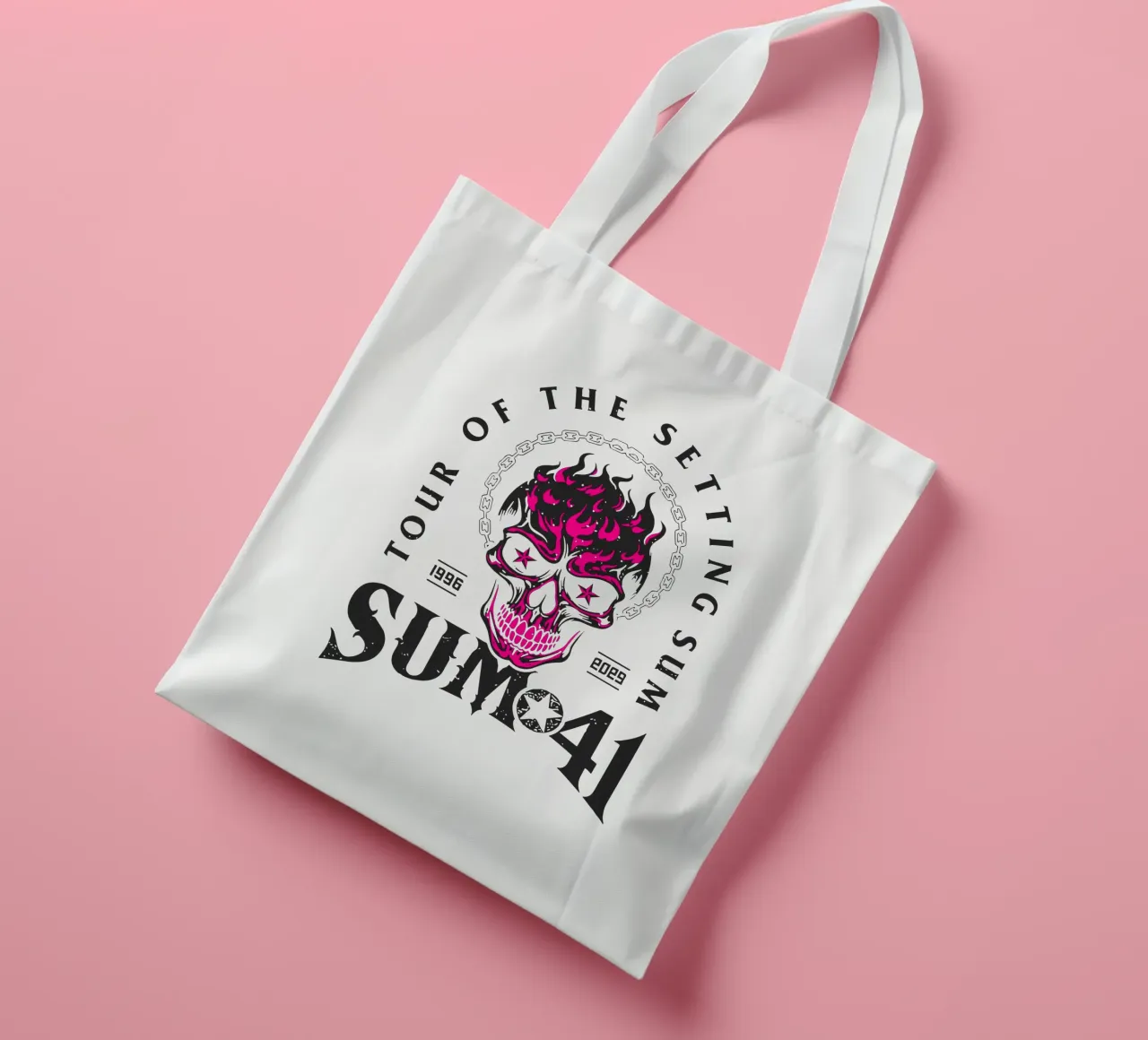 Sum 41 The Setting V1 borsa in juta da lindacleveland