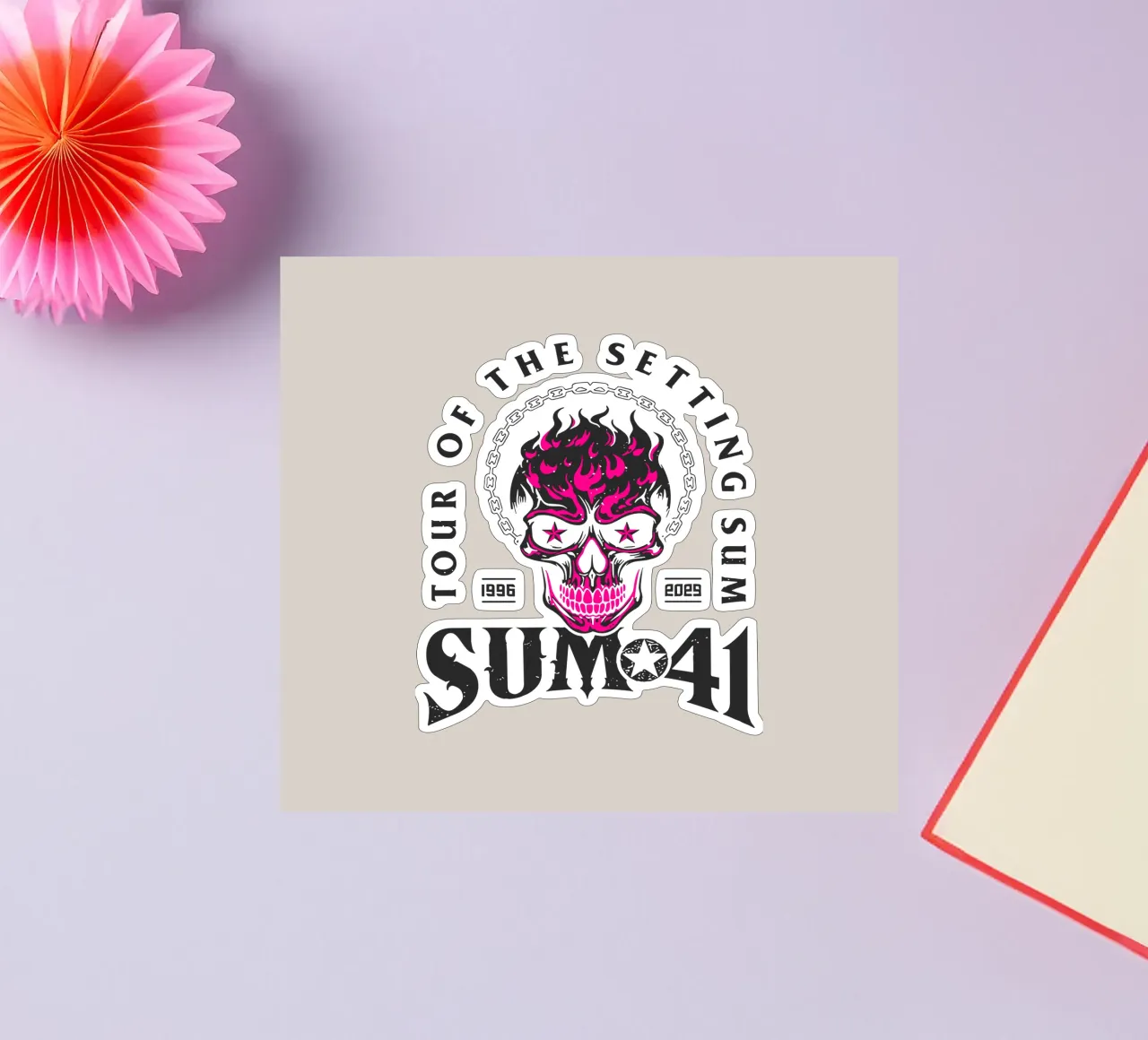 Sum 41 The Setting V1 adesivo da lindacleveland