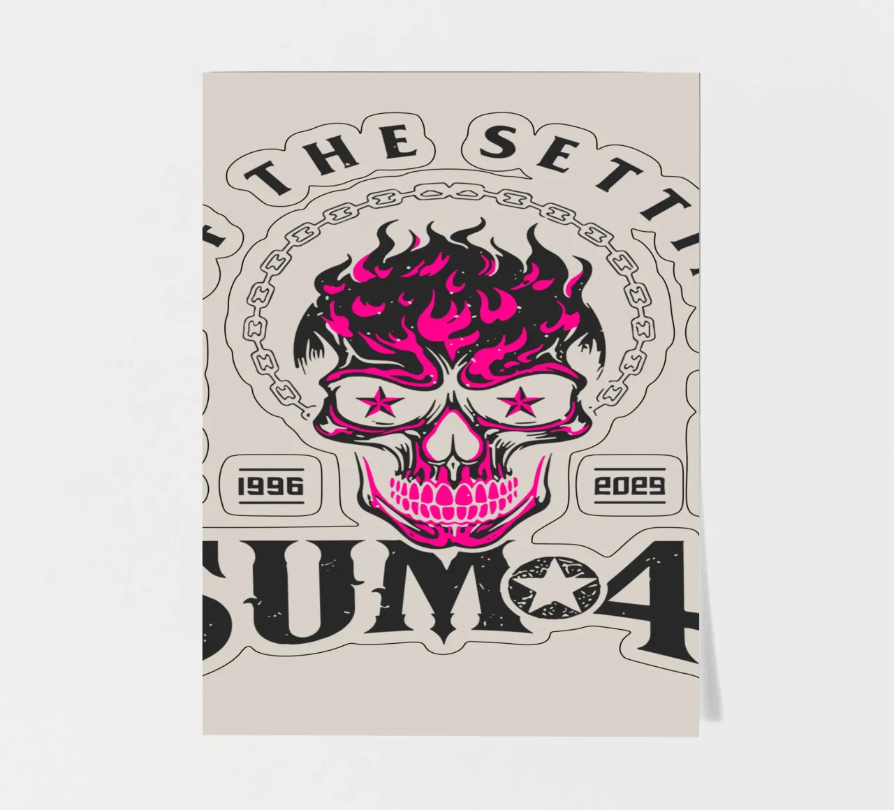 Sum 41 The Setting V1 foglio adesivo da lindacleveland