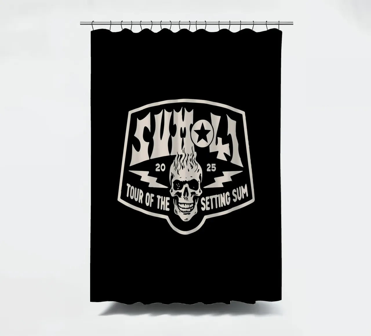 Sum 41 The Setting V2 Duschvorhang von lindacleveland