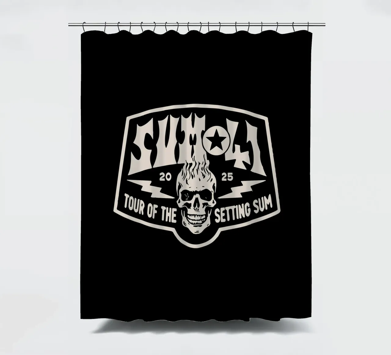 Sum 41 The Setting V2 Duschvorhang von lindacleveland