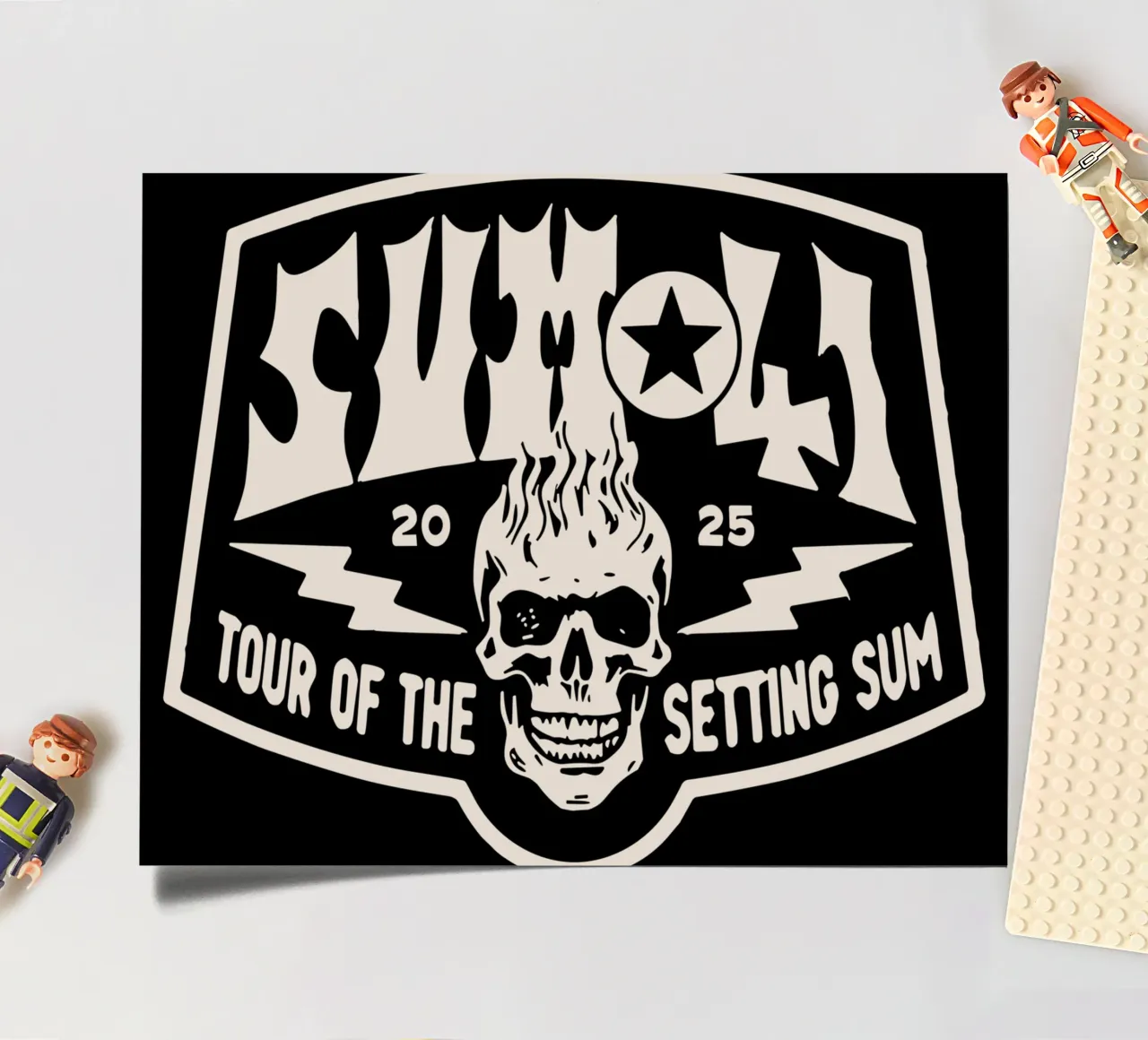 Sum 41 The Setting V2 foglio adesivo da lindacleveland