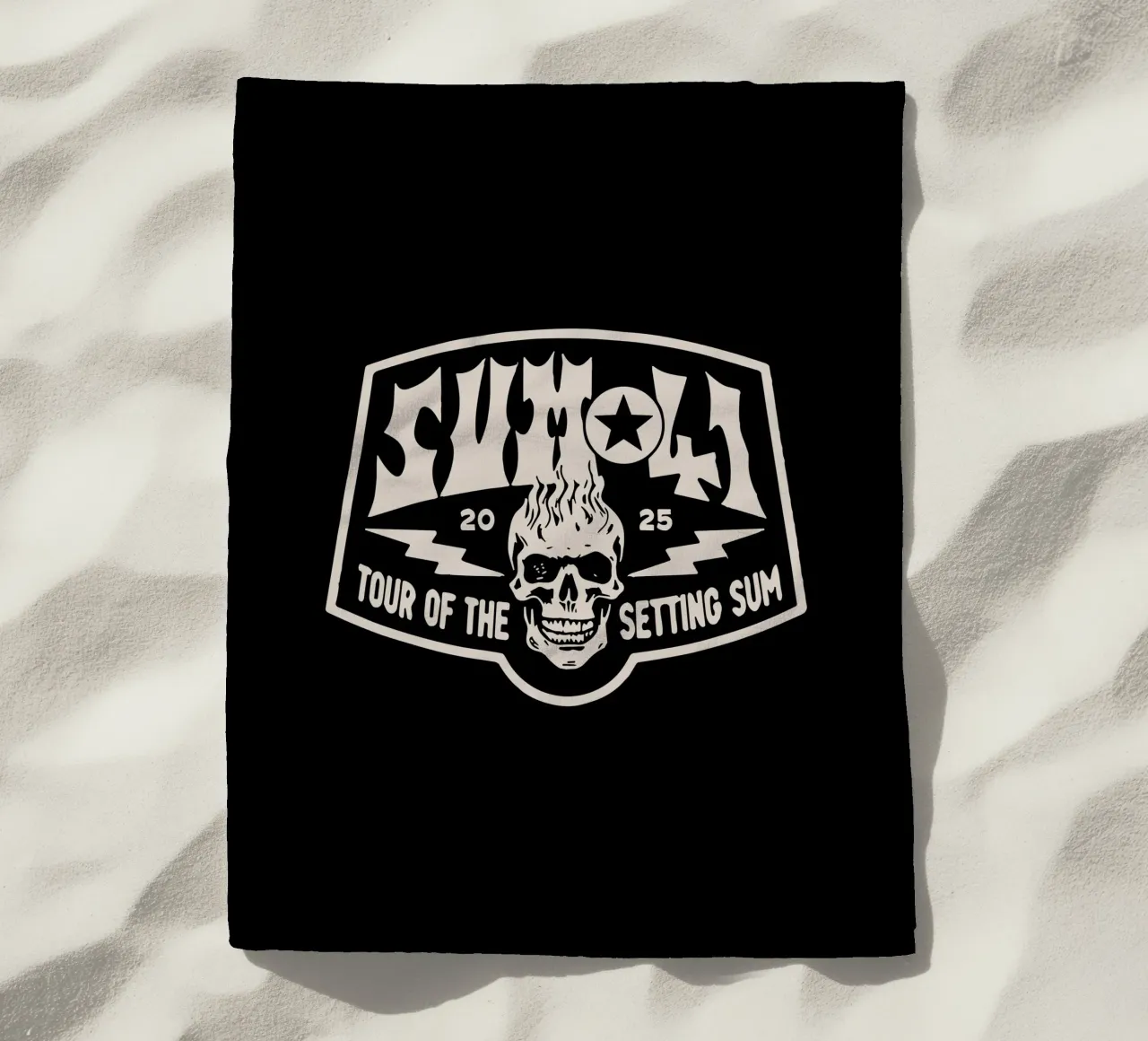 Sum 41 The Setting V2 Strandtuch von lindacleveland