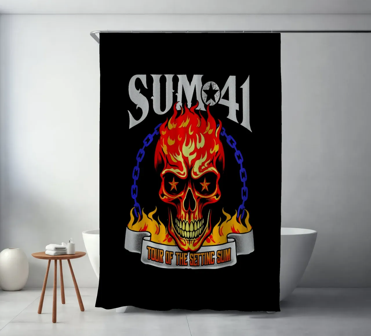 Sum 41 The Setting V4 Duschvorhang von lindacleveland