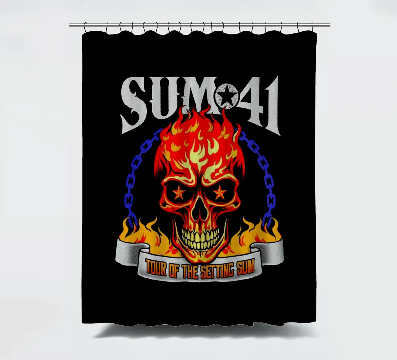 Sum 41 The Setting V4 Duschvorhang von lindacleveland