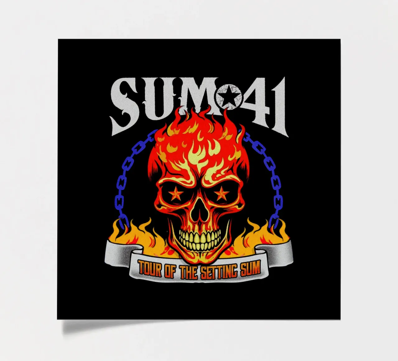 Sum 41 The Setting V4 foglio adesivo da lindacleveland