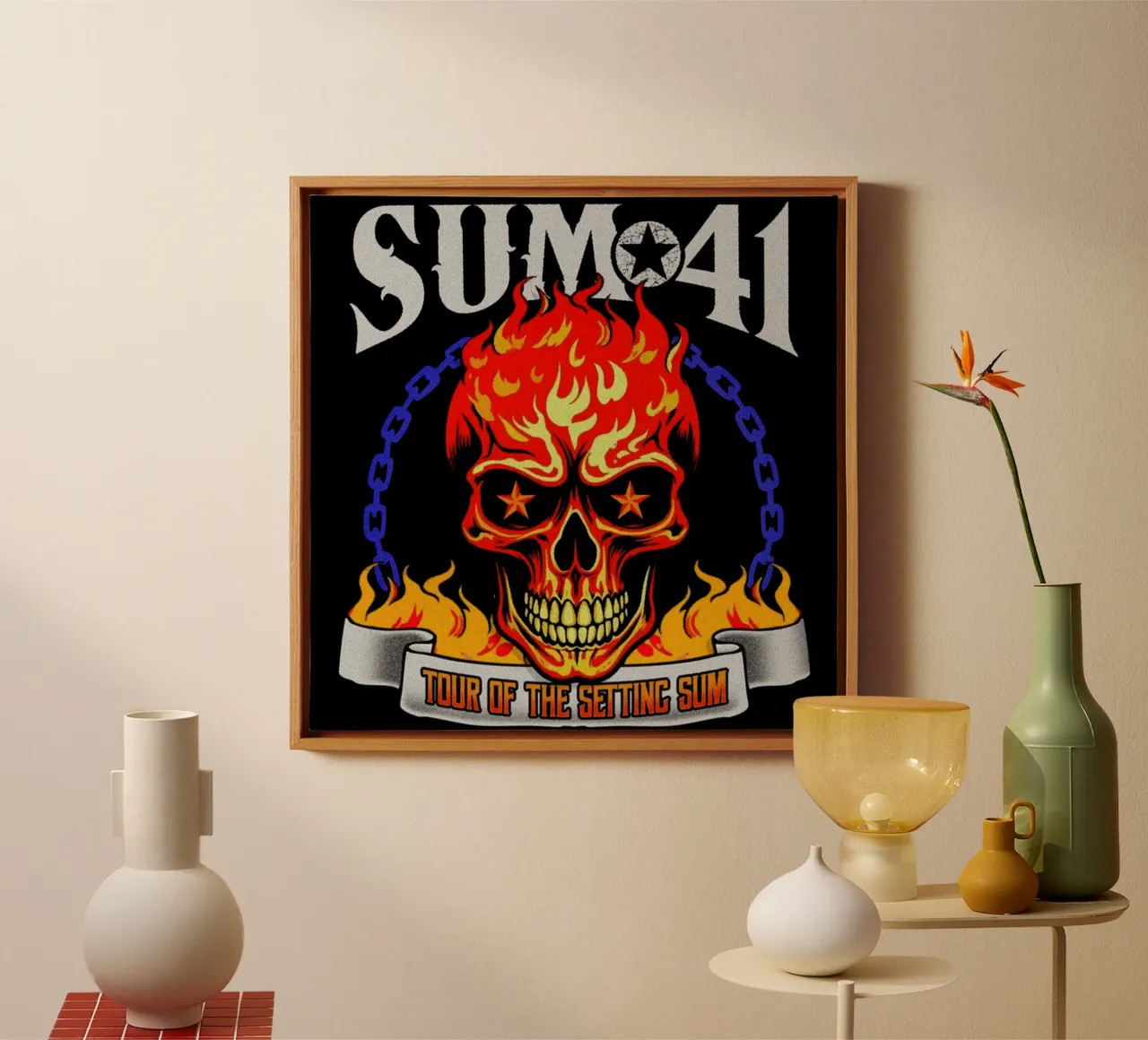 Sum 41 The Setting V4 Leinwand von lindacleveland