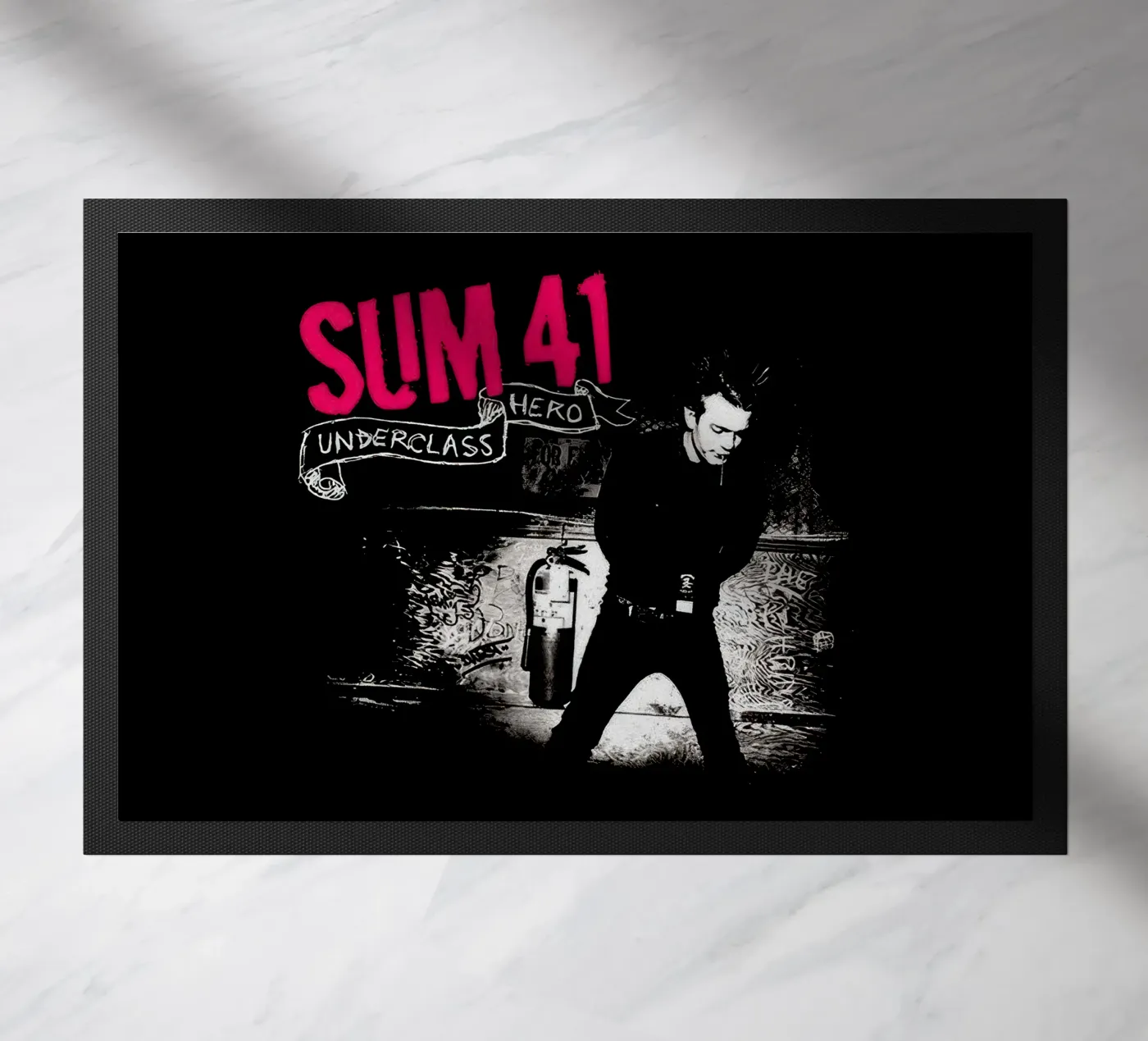 Sum 41 Underclass Hero Fußmatte von lindacleveland