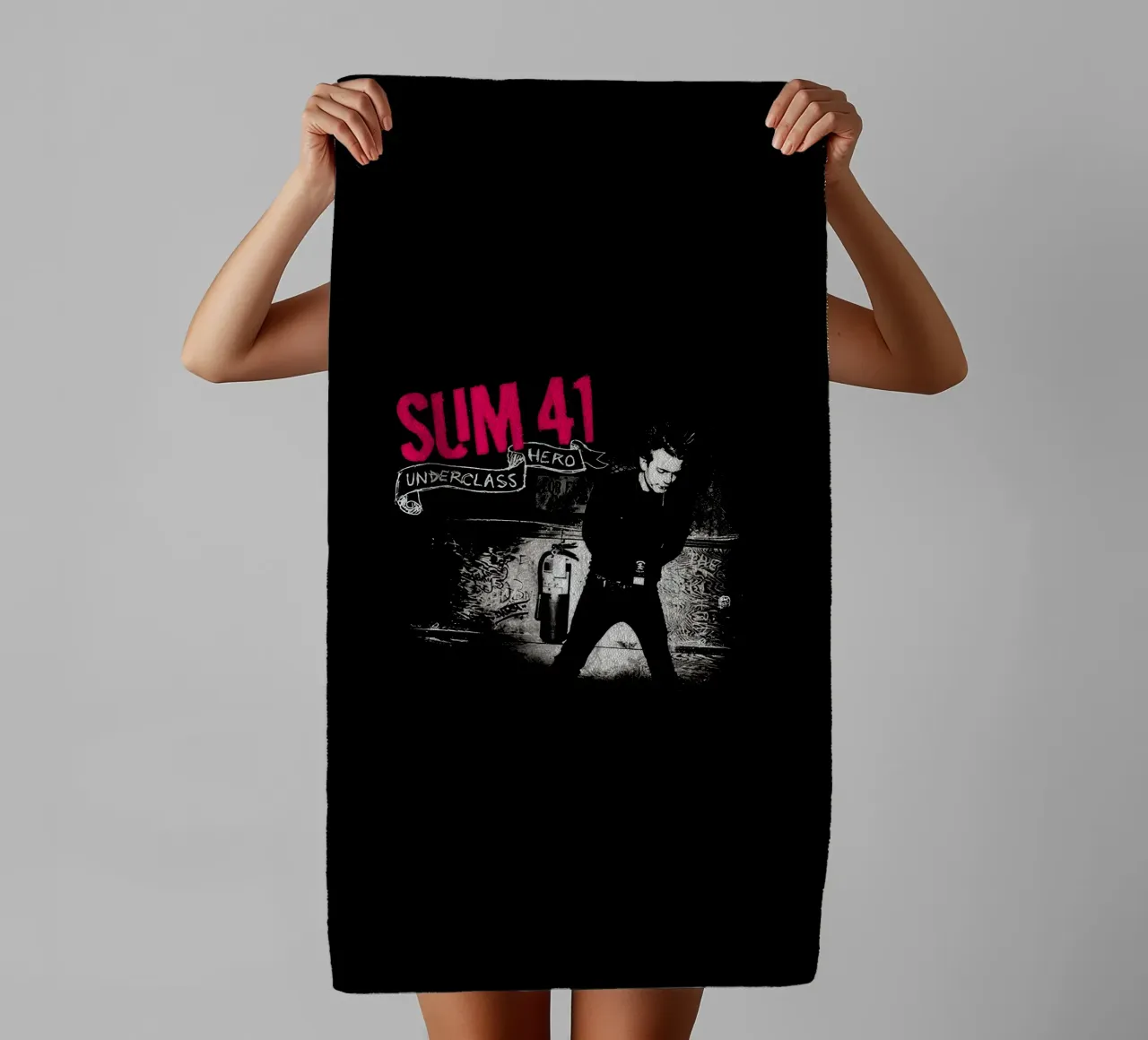 Sum 41 Underclass Hero asciugamano da bagno da lindacleveland