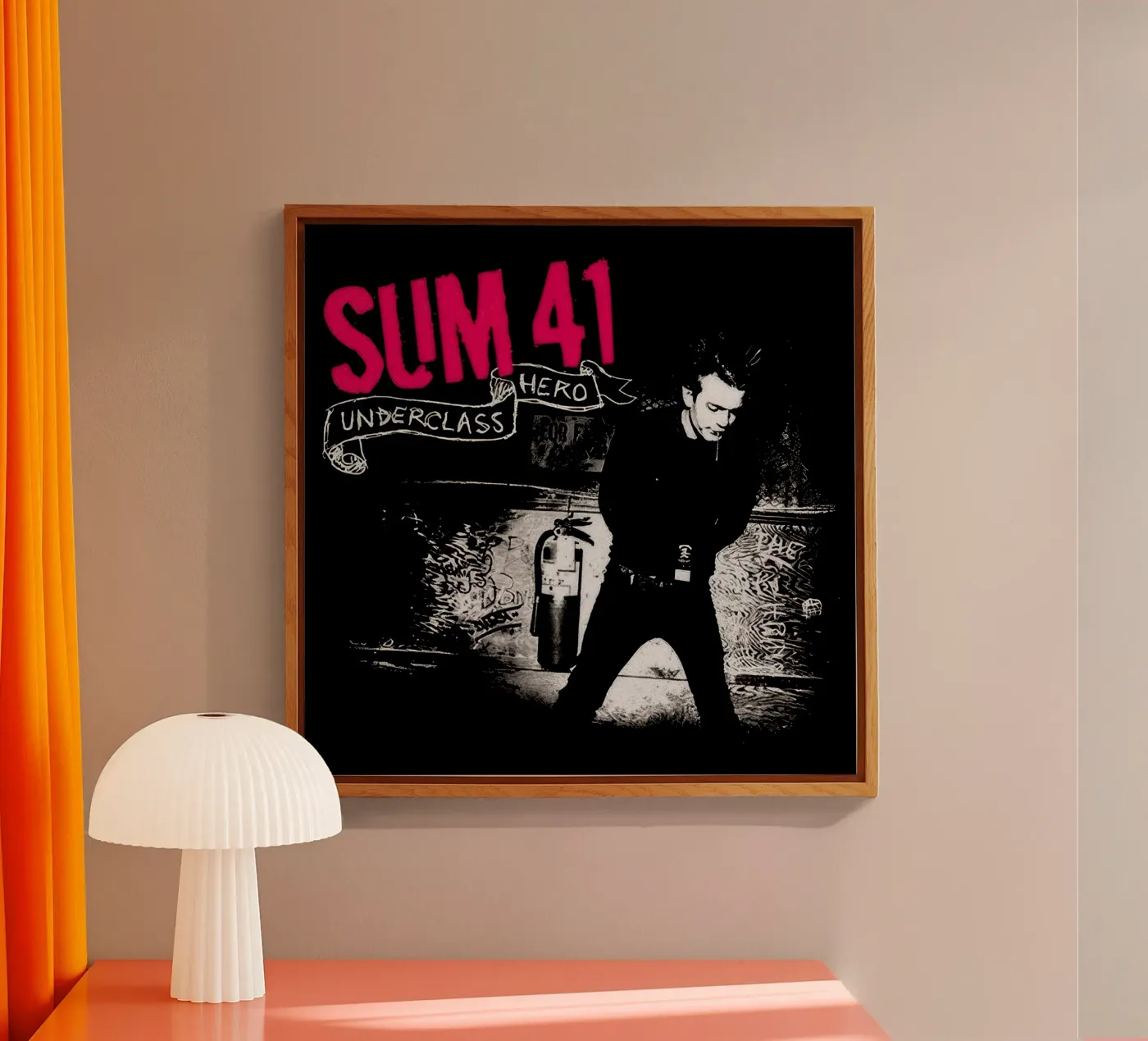Sum 41 Underclass Hero plexiglas de lindacleveland