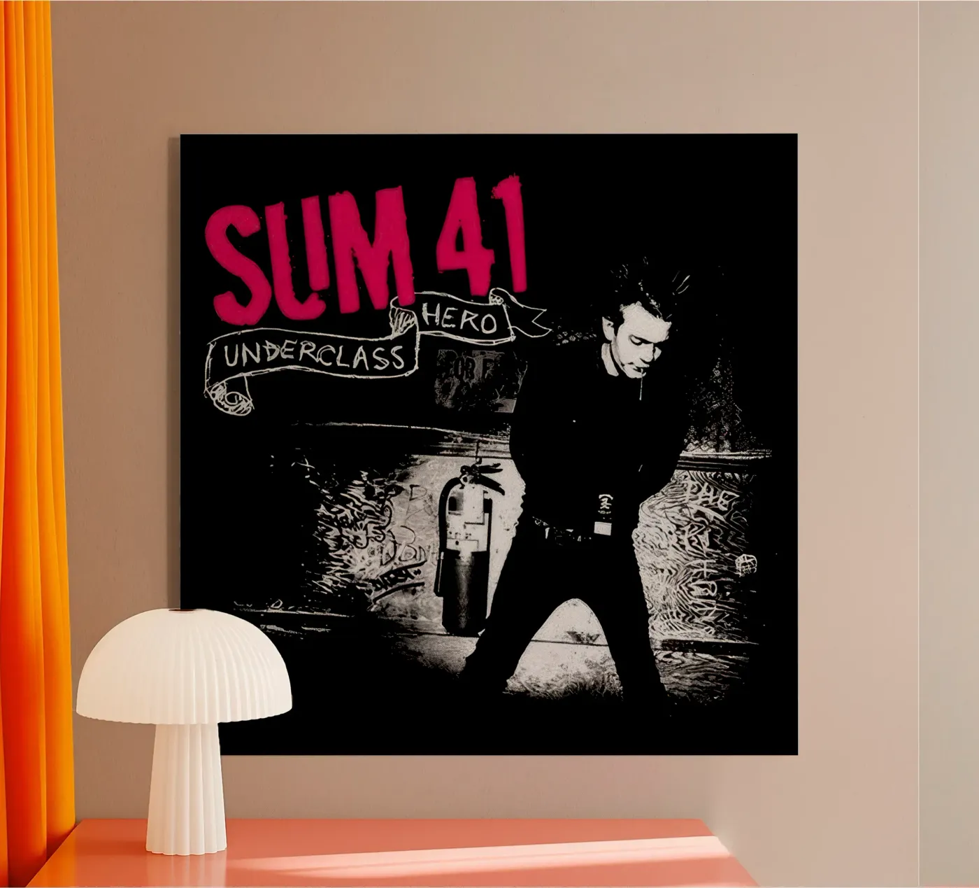 Sum 41 Underclass Hero plexiglas de lindacleveland