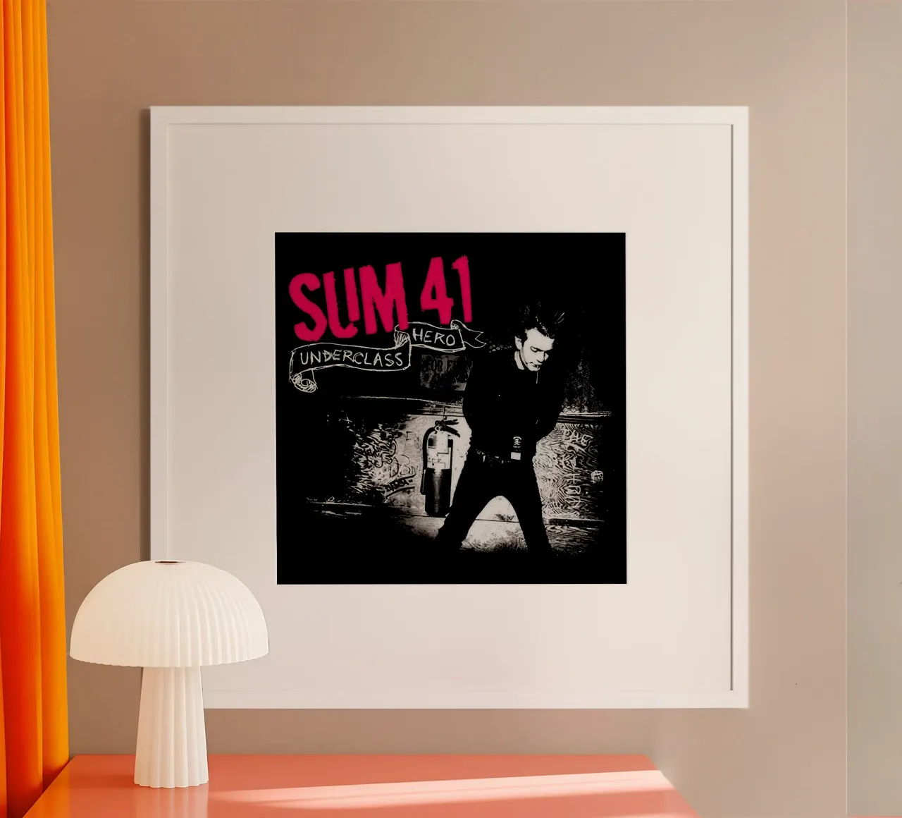 Sum 41 Underclass Hero carta hahnemühle da lindacleveland