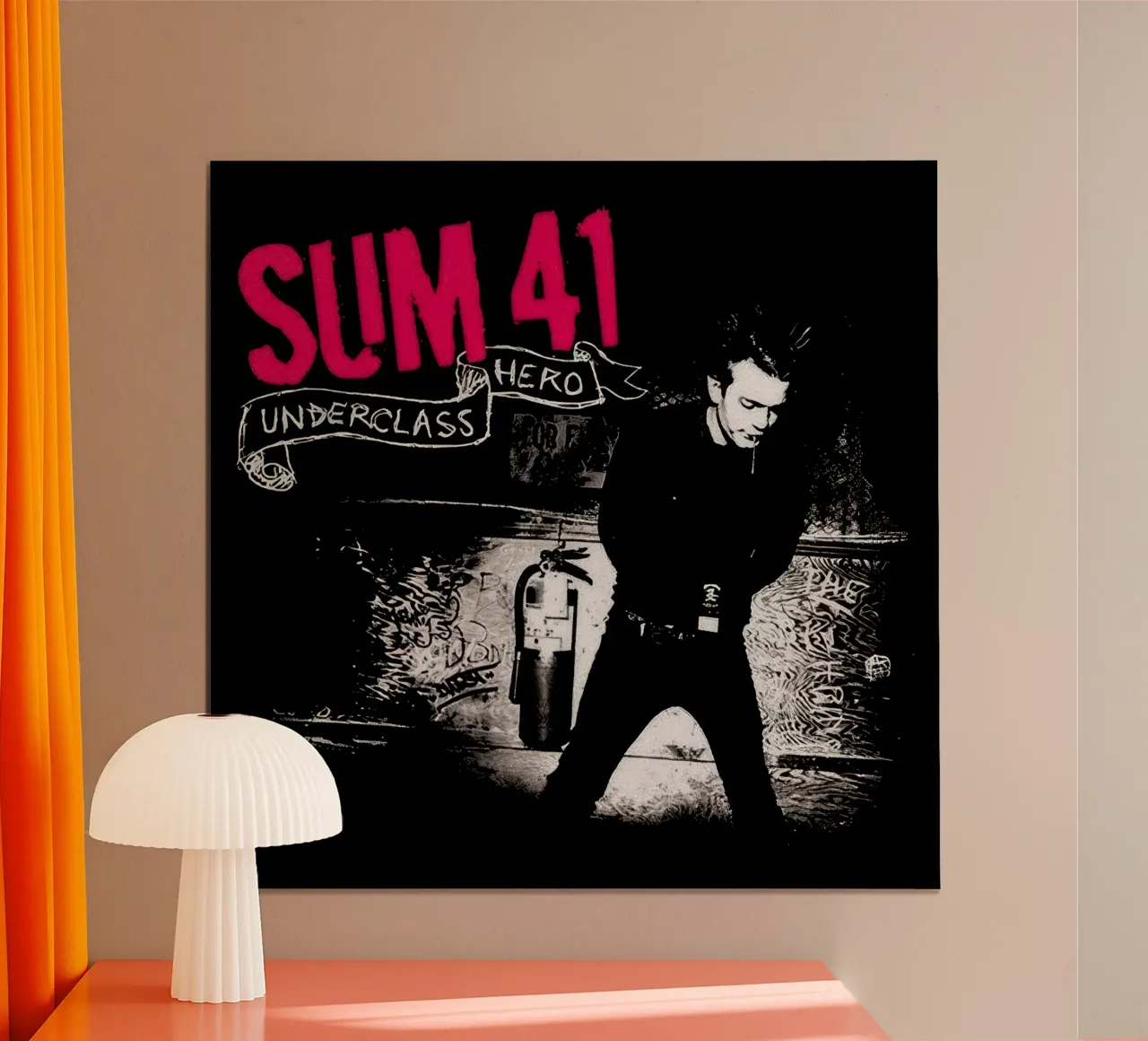 Sum 41 Underclass Hero carta hahnemühle da lindacleveland