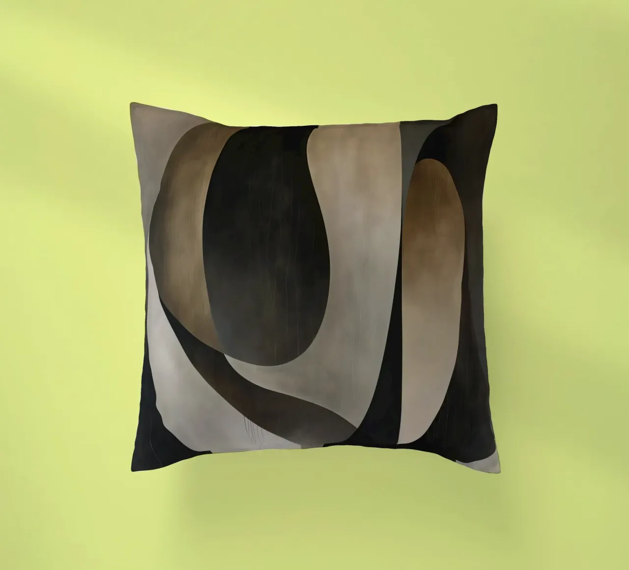 forme astratte in colori scuri cuscino da Imagine