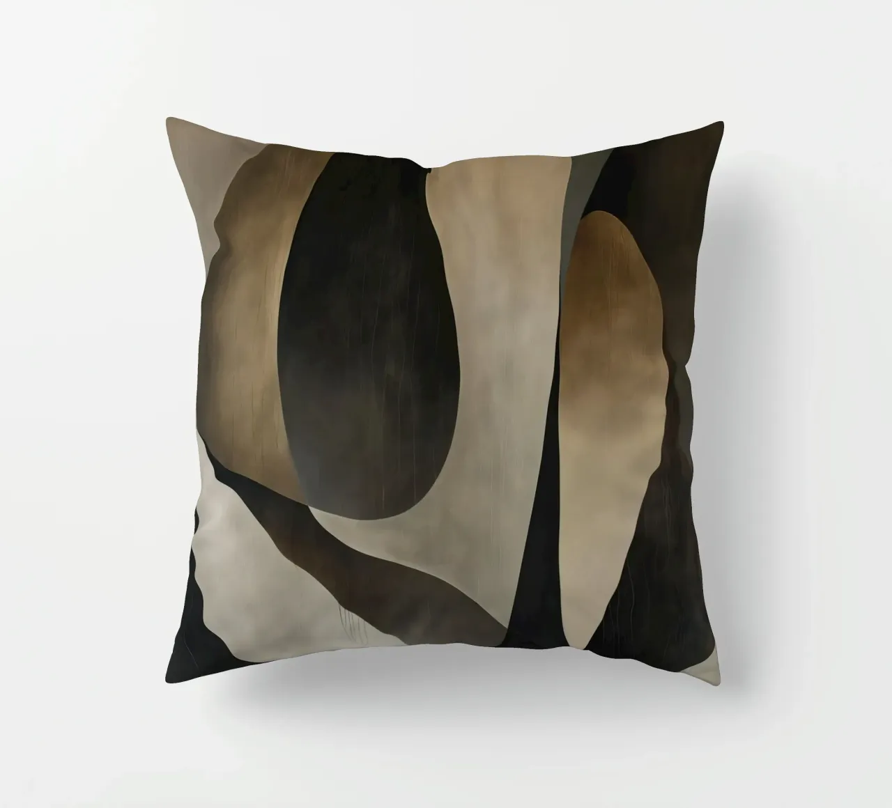 forme astratte in colori scuri cuscino da Imagine