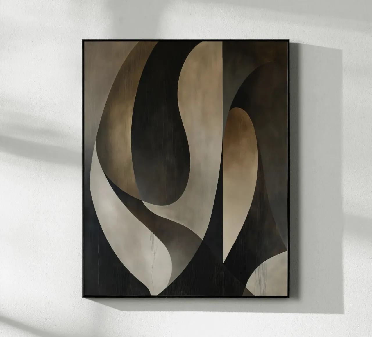 forme astratte in colori scuri plexiglass da Imagine