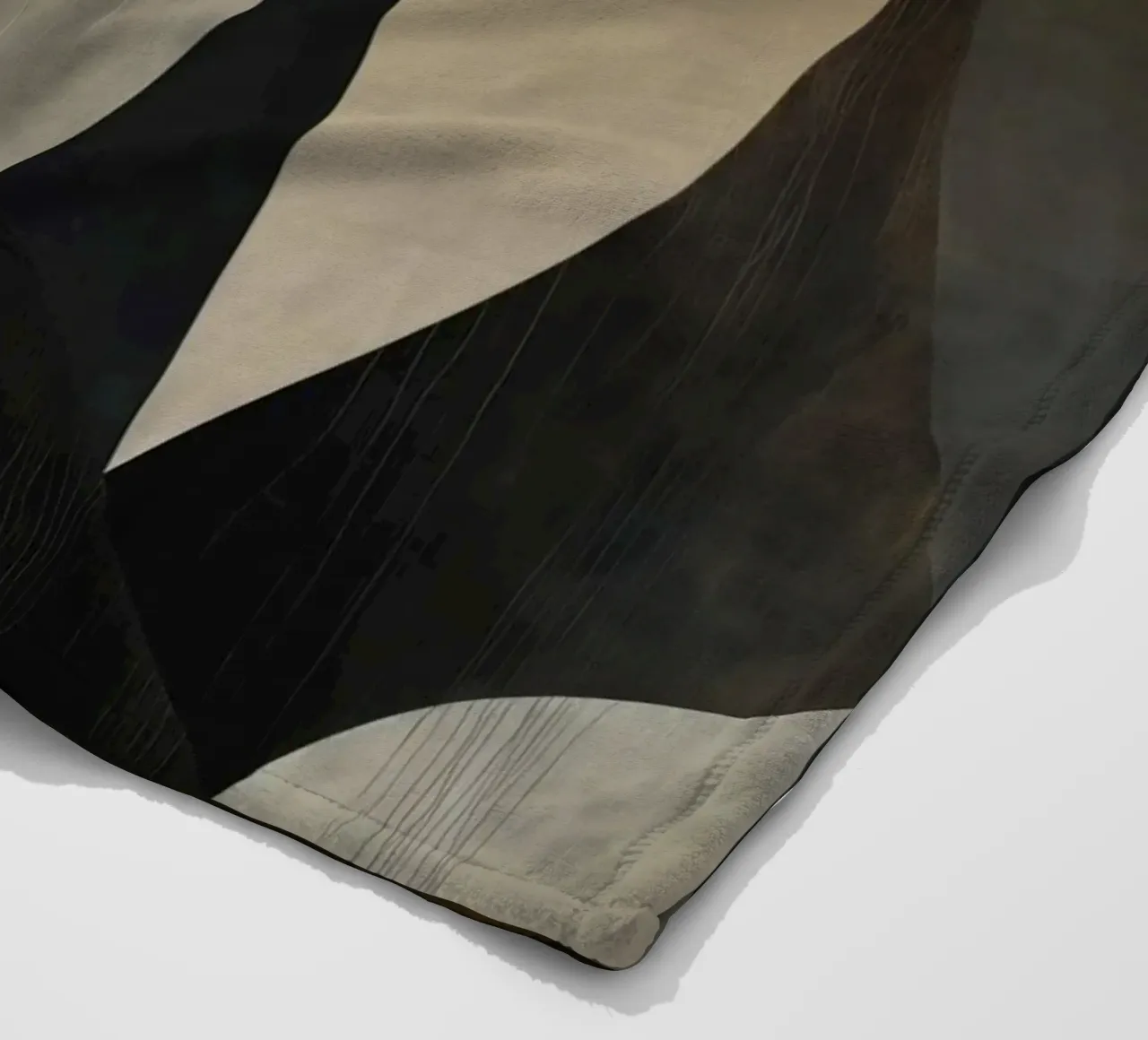 forme astratte in colori scuri coperta in pile da Imagine