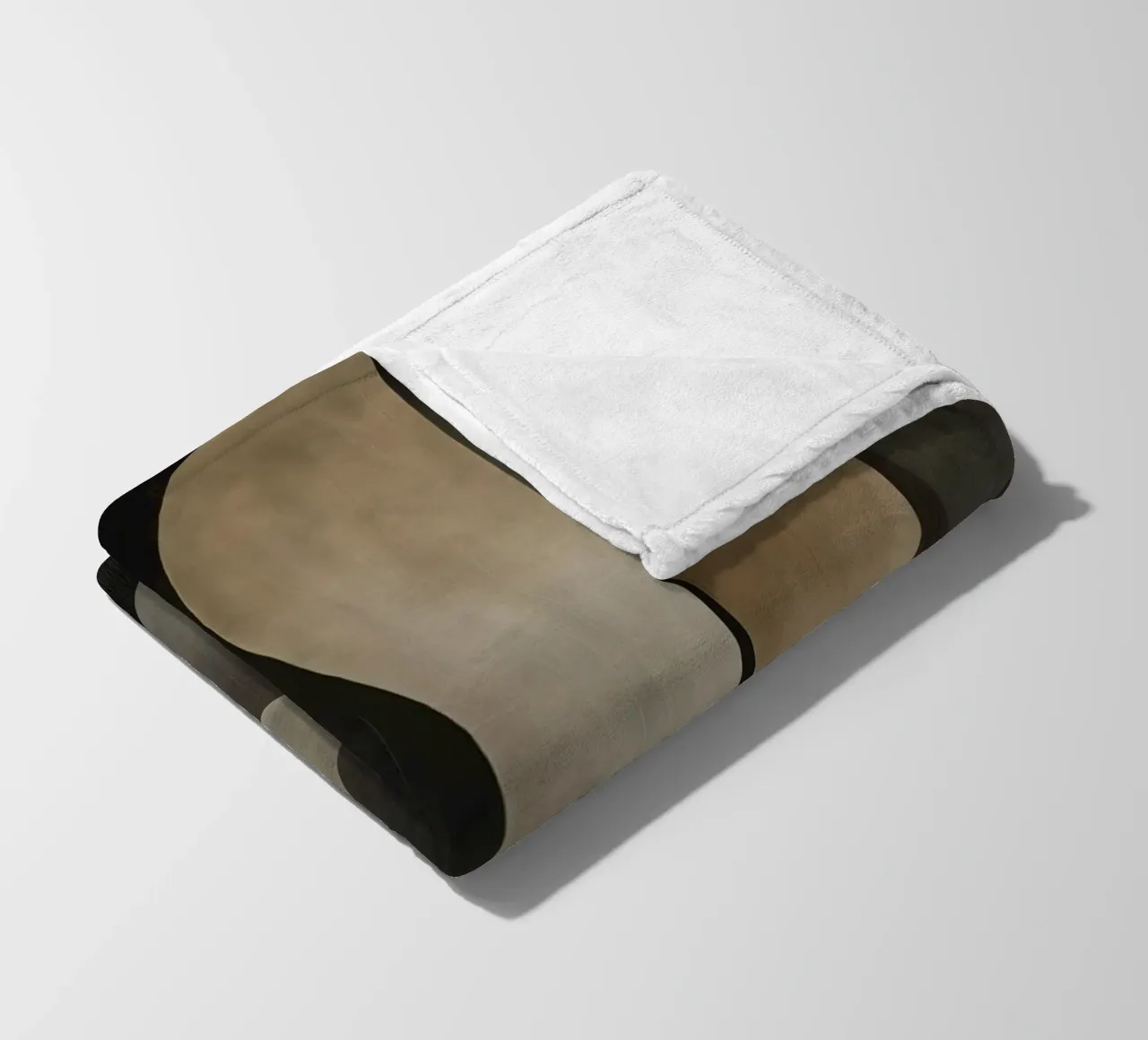 forme astratte in colori scuri coperta in pile da Imagine