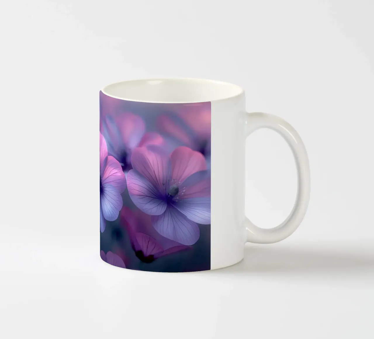 Fiori viola tazza in ceramica da Imagine