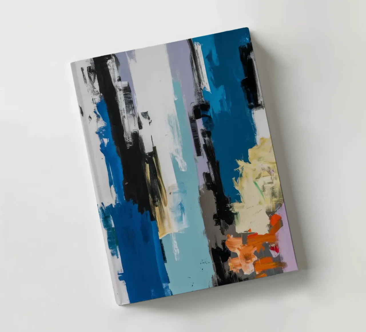 Gilded Azure Cascade notebook by Sublime Layers