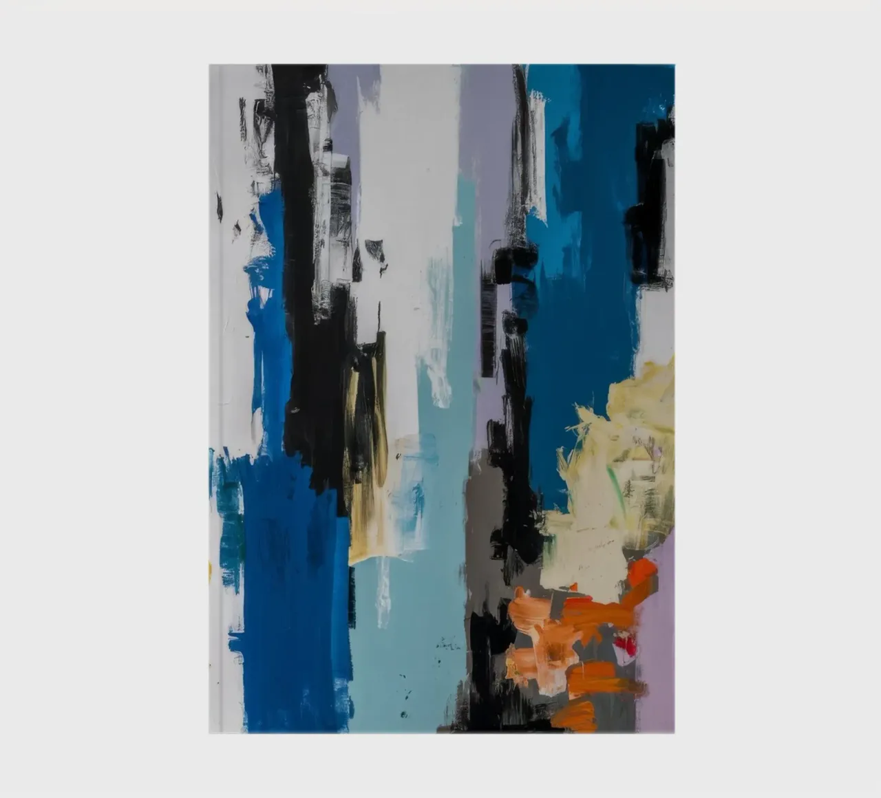 Gilded Azure Cascade notebook by Sublime Layers