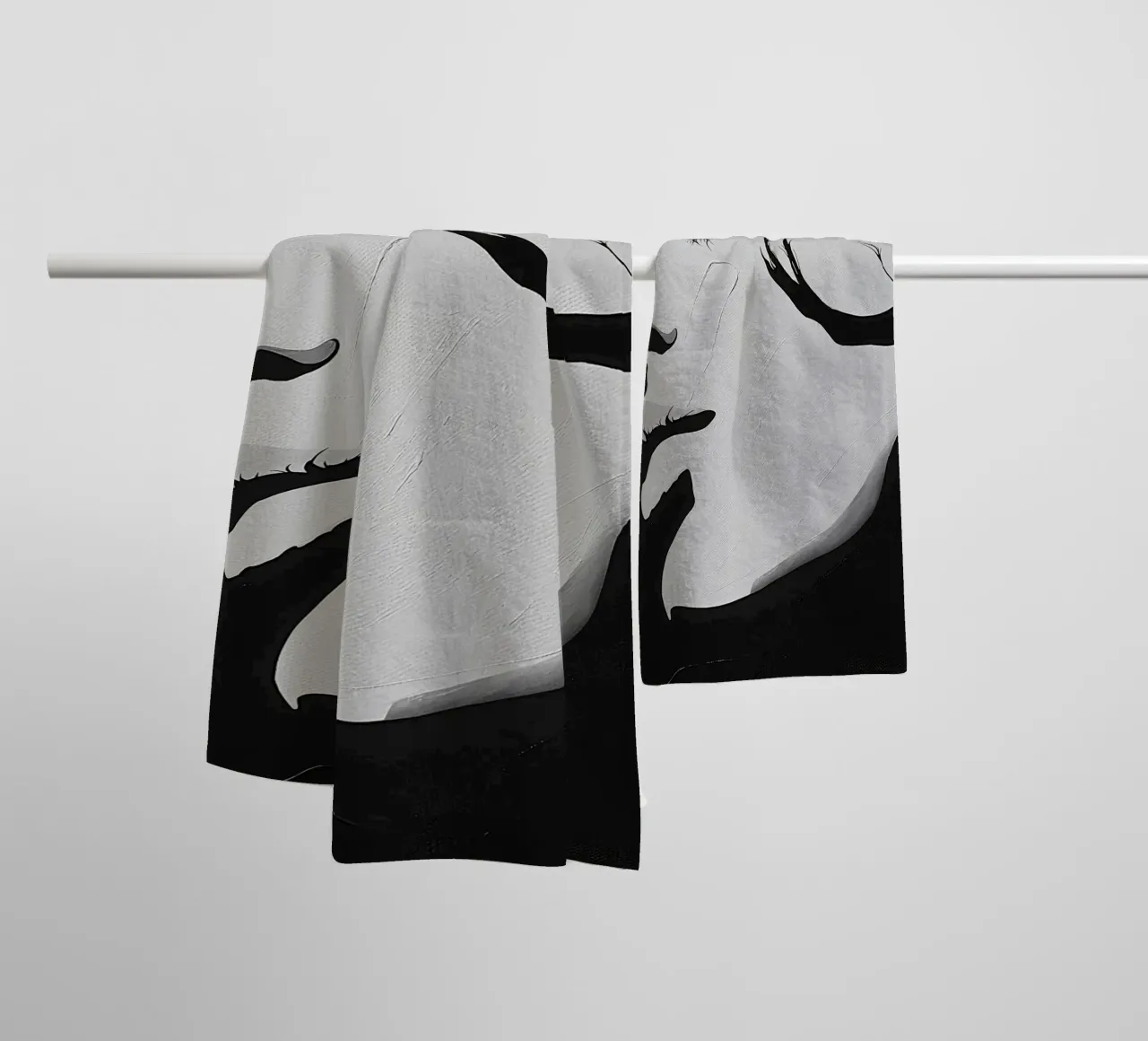 Abstract face towel by Imagine