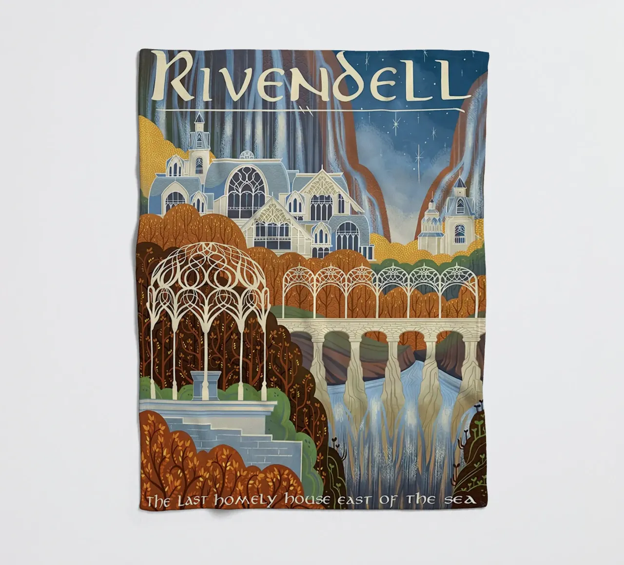 Rivendell L'ultima casa accogliente a est del mare coperta in pile da Junkie Movie