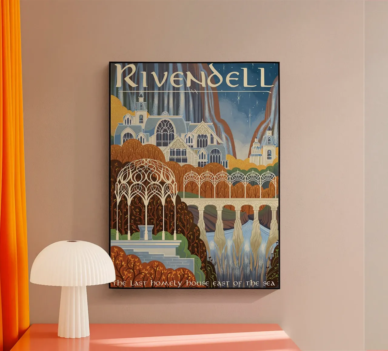 Rivendell L'ultima casa accogliente a est del mare plexiglass da Junkie Movie