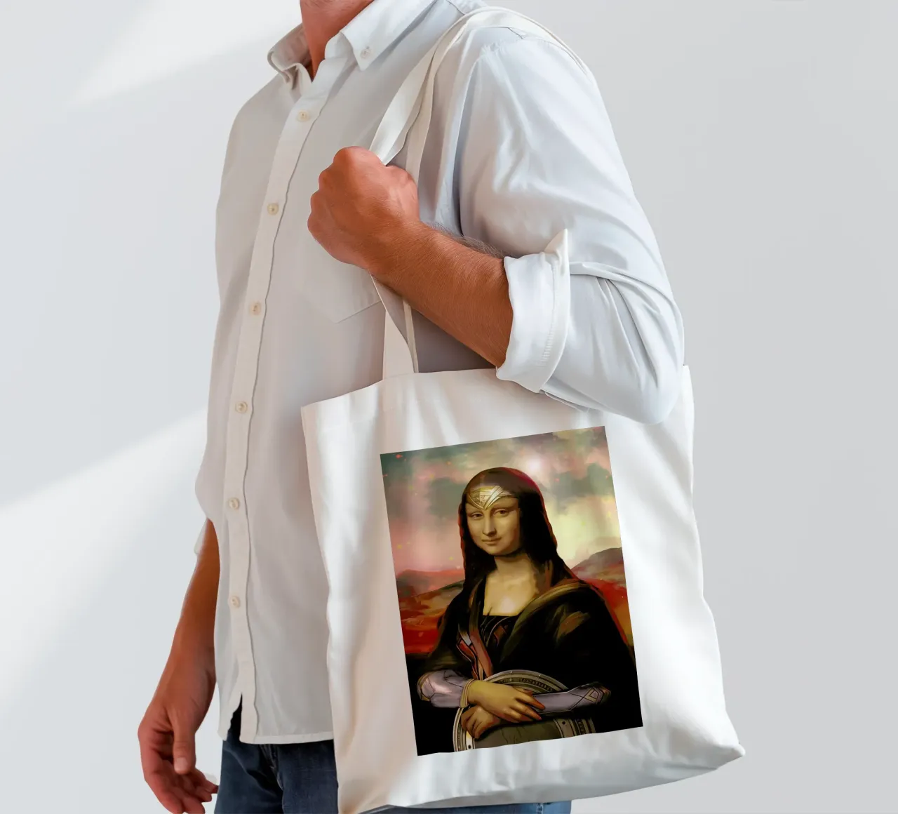Wonder Mona Lisa tote bag by Nettsch