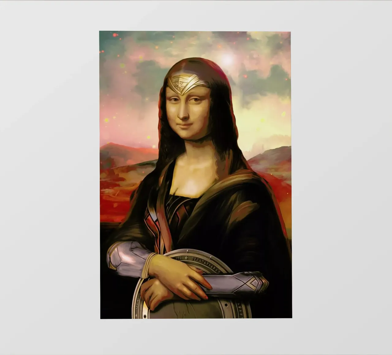 Wonder Mona Lisa pellicola backlit da Nettsch
