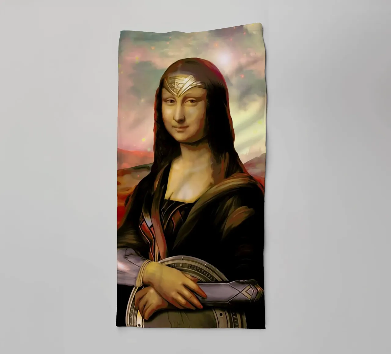 Wonder Mona Lisa towel by Nettsch