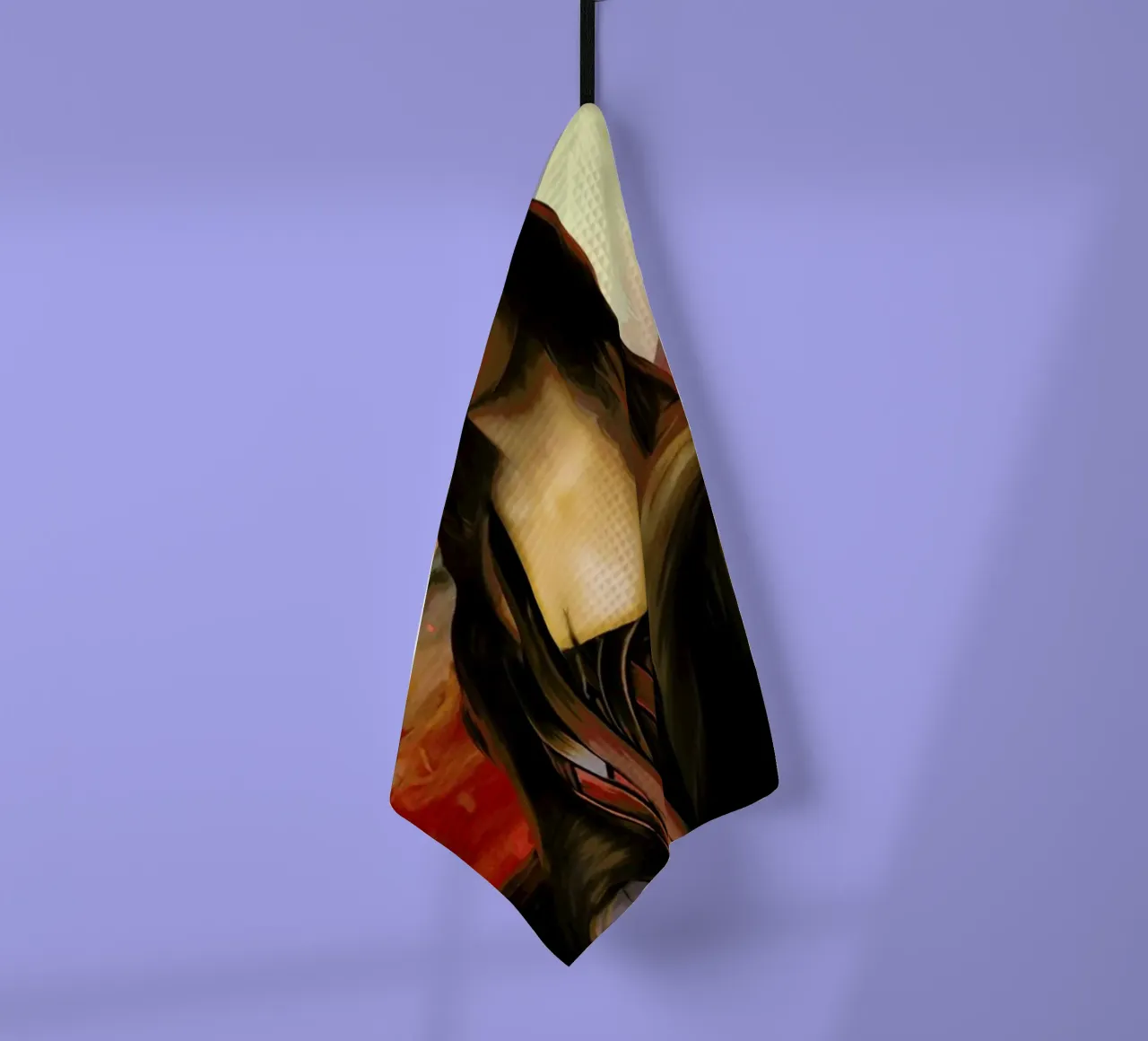 Wonder Mona Lisa tea towel by Nettsch