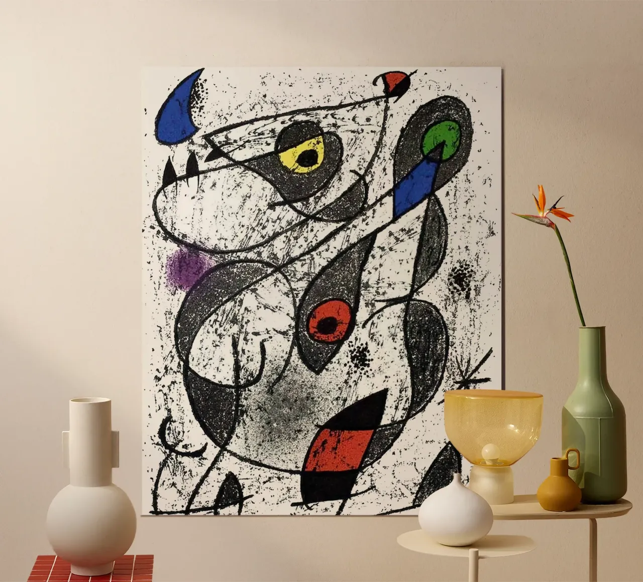 Joan Miro Color Original Lithograph hahnemühle by phillipp veisenberg