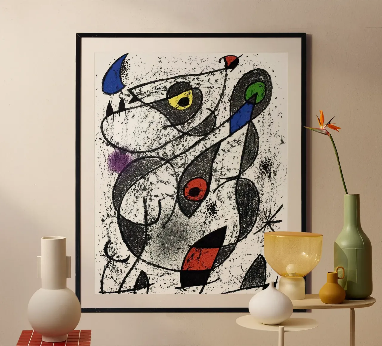 Joan Miro Color Original Lithograph hahnemühle by phillipp veisenberg