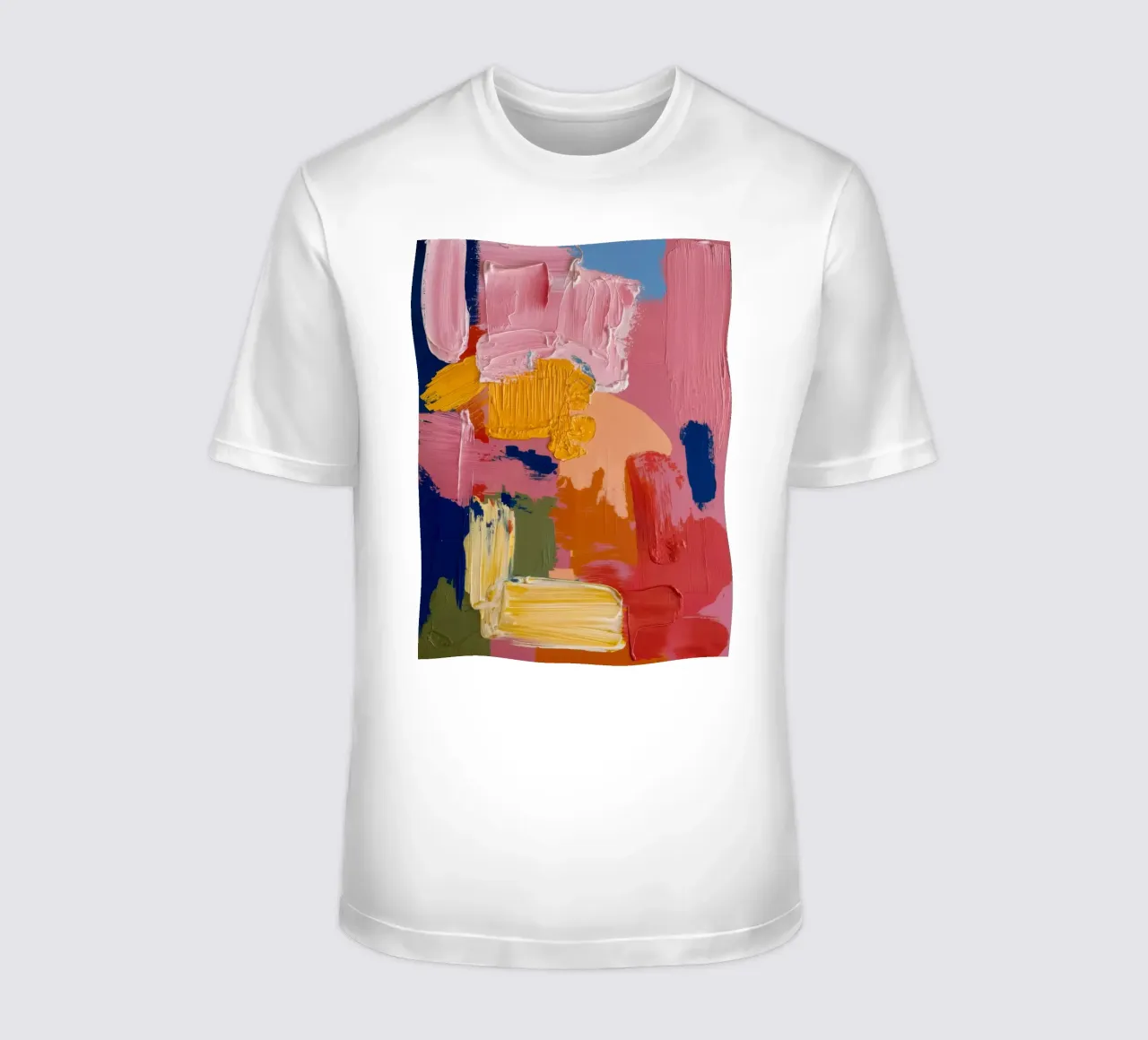 Impasto-Farbblöcke T-Shirt von Sublime Layers