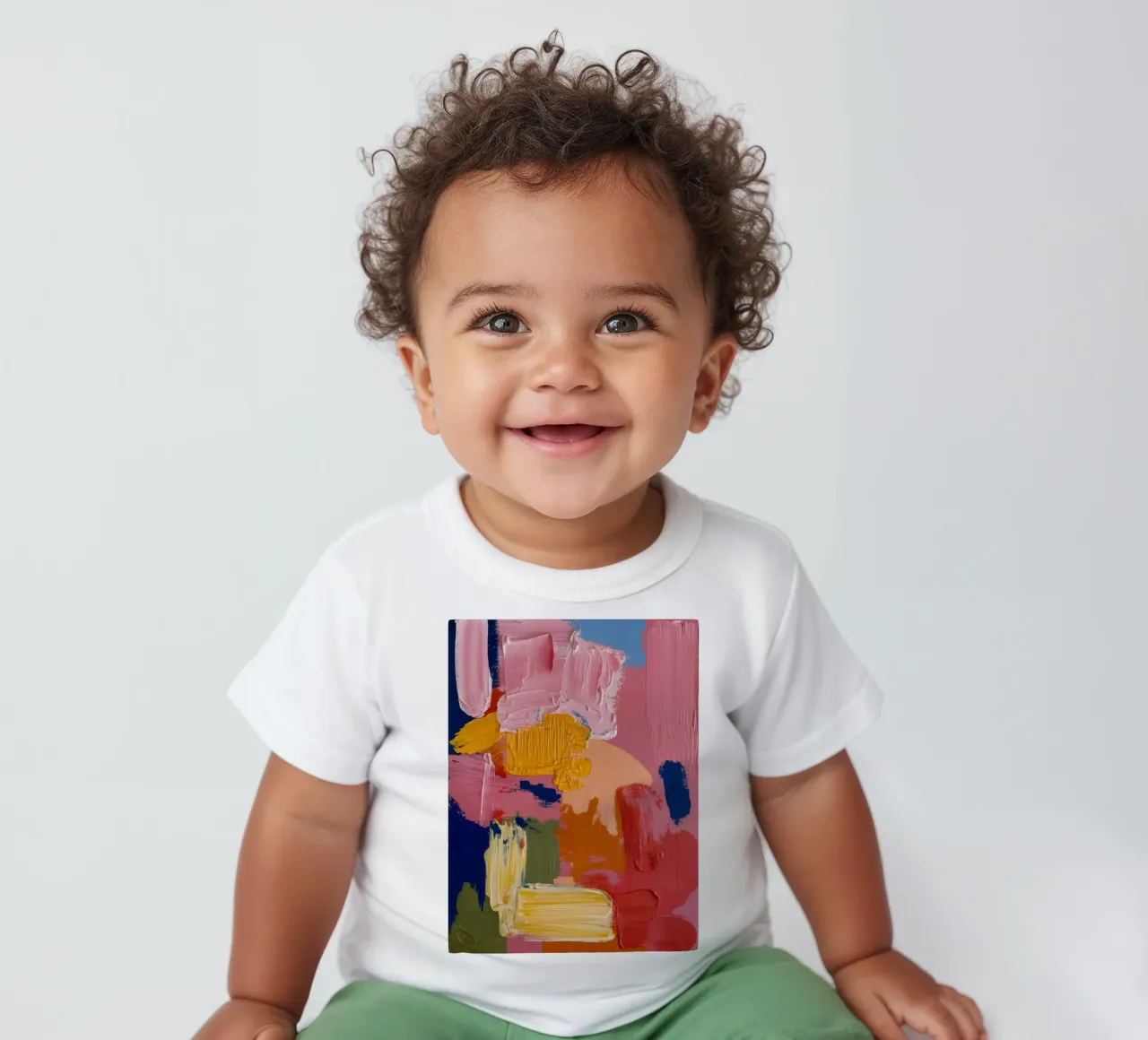 Blocchi di colore Impasto maglietta neonato da Sublime Layers