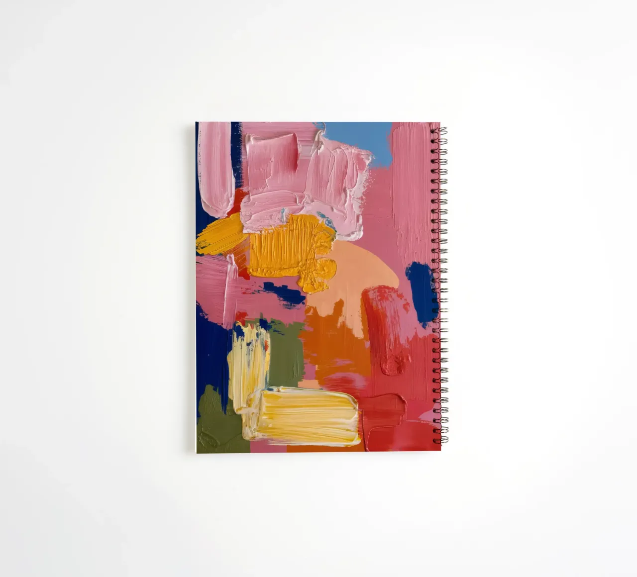 Impasto Color Blocks spiral notebook by Sublime Layers