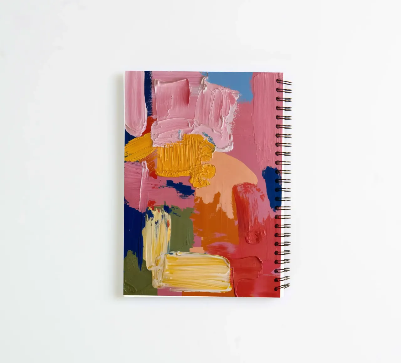 Impasto Color Blocks spiral notebook by Sublime Layers