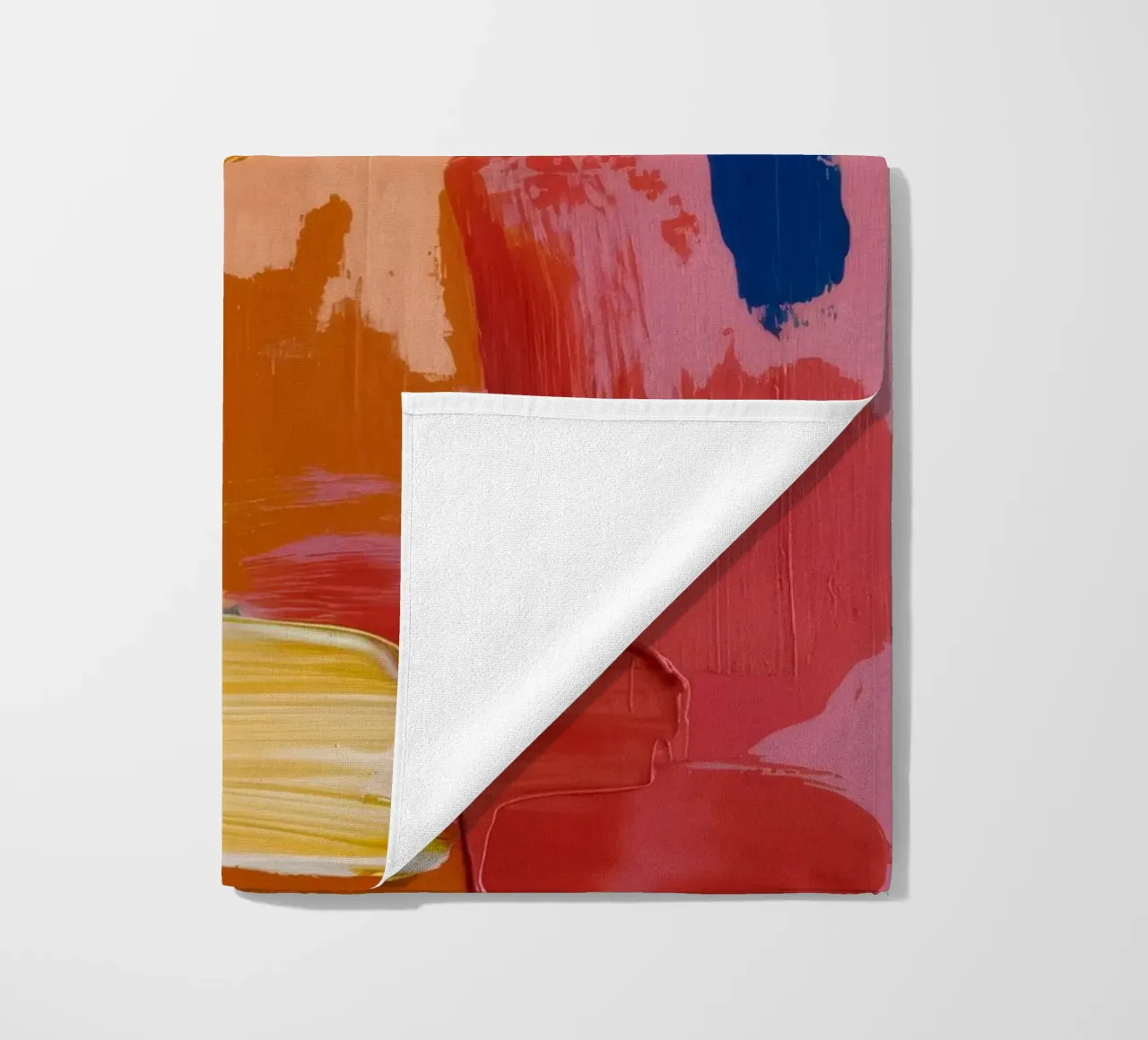 Impasto Color Blocks beach towel by Sublime Layers