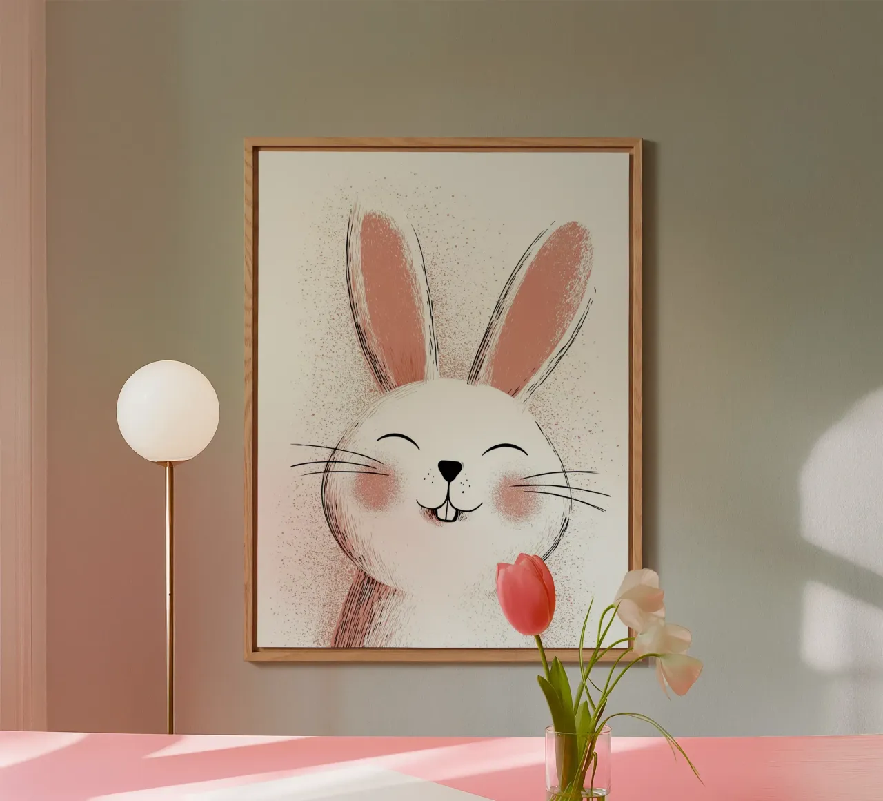 Kaninchen Alu-Dibond von Imagine