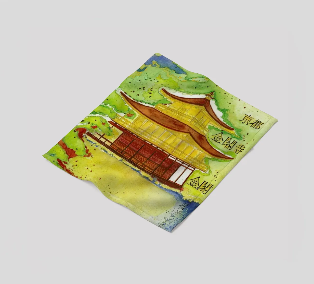 Bartusch-Goger - Kinkaku (Temple of the Golden Pavilion) coperta in pile da ARTOTHEK