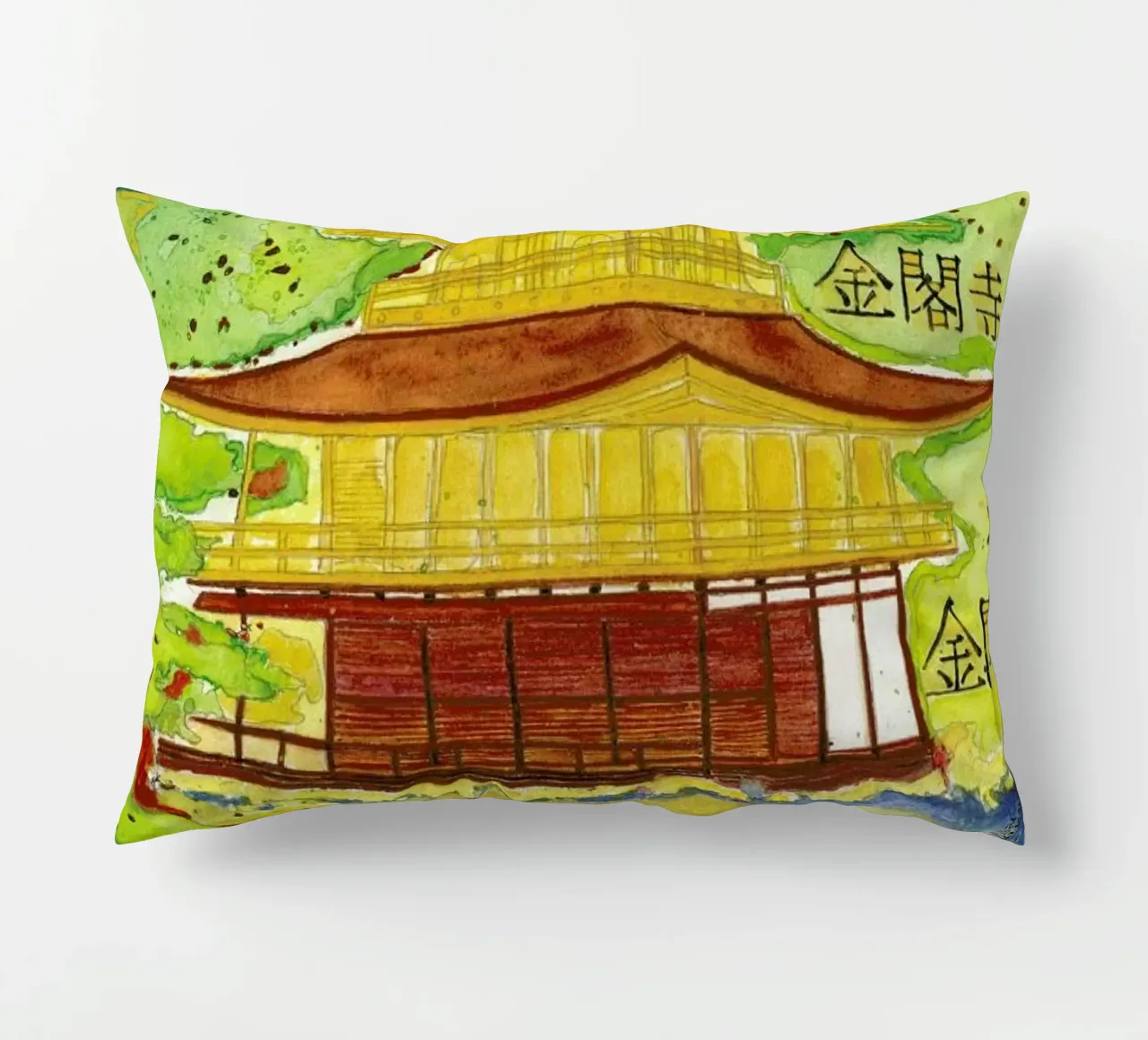 Bartusch-Goger - Kinkaku (Temple of the Golden Pavilion) cuscino da ARTOTHEK