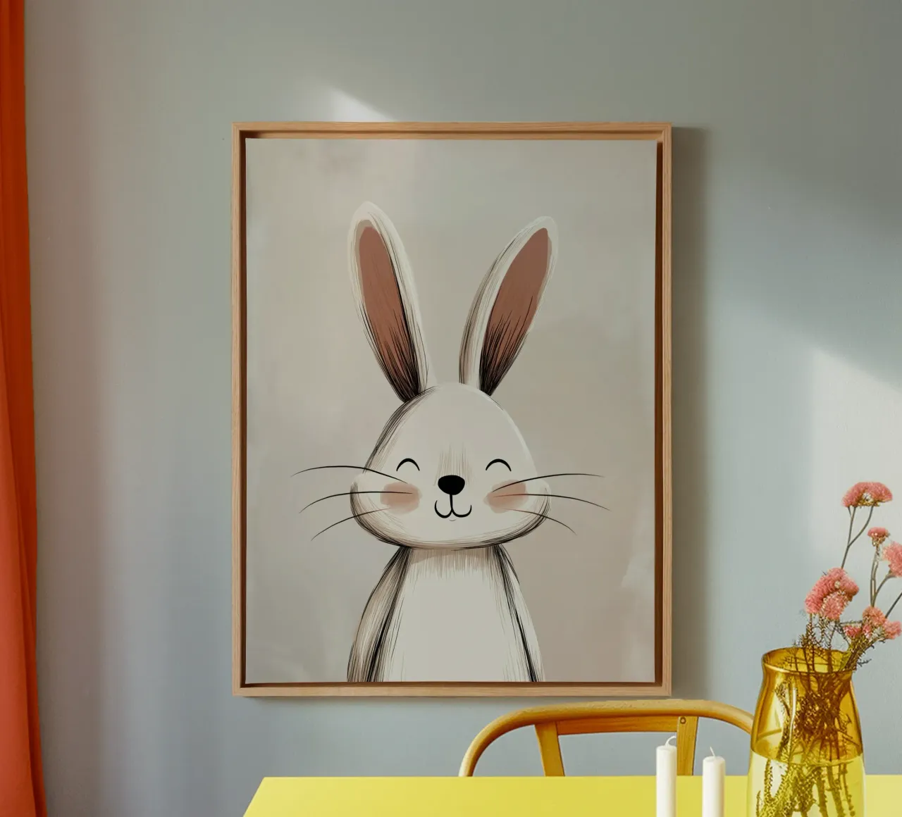 rabbit nursery canvas by Imagine