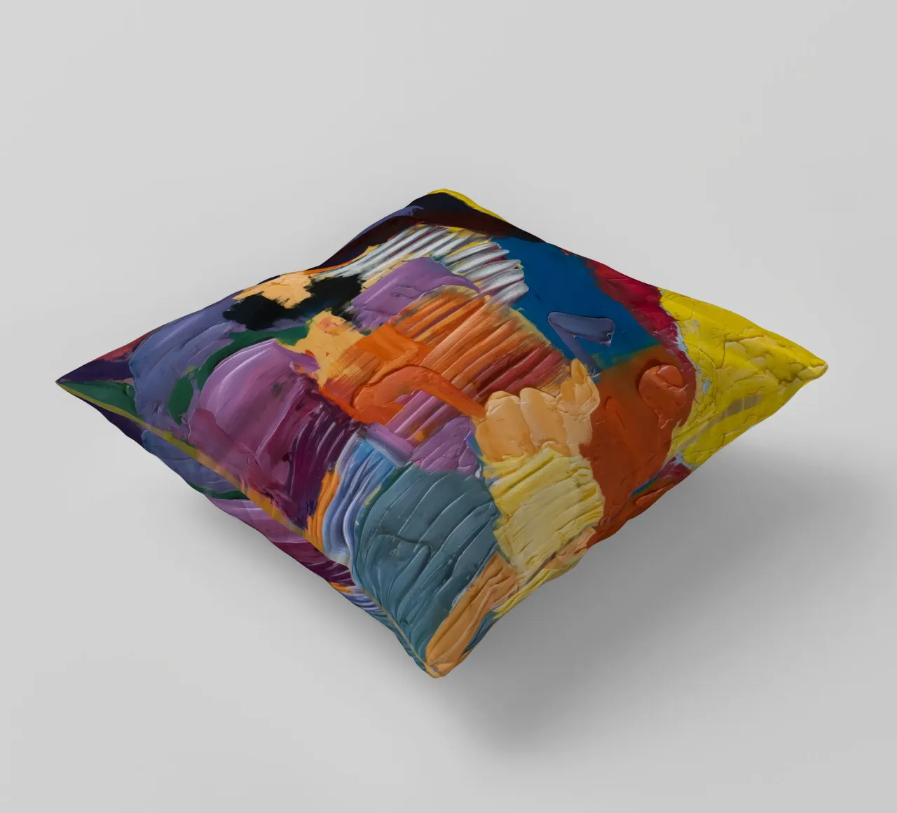 Nocturne Vibrant Layers decorative cushion by Sublime Layers