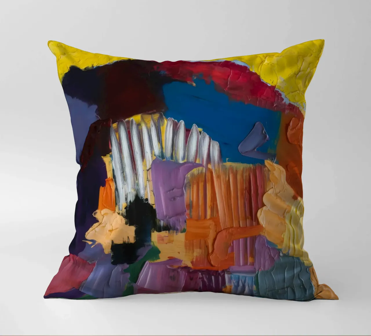 Nocturne Vibrant Layers decorative cushion by Sublime Layers