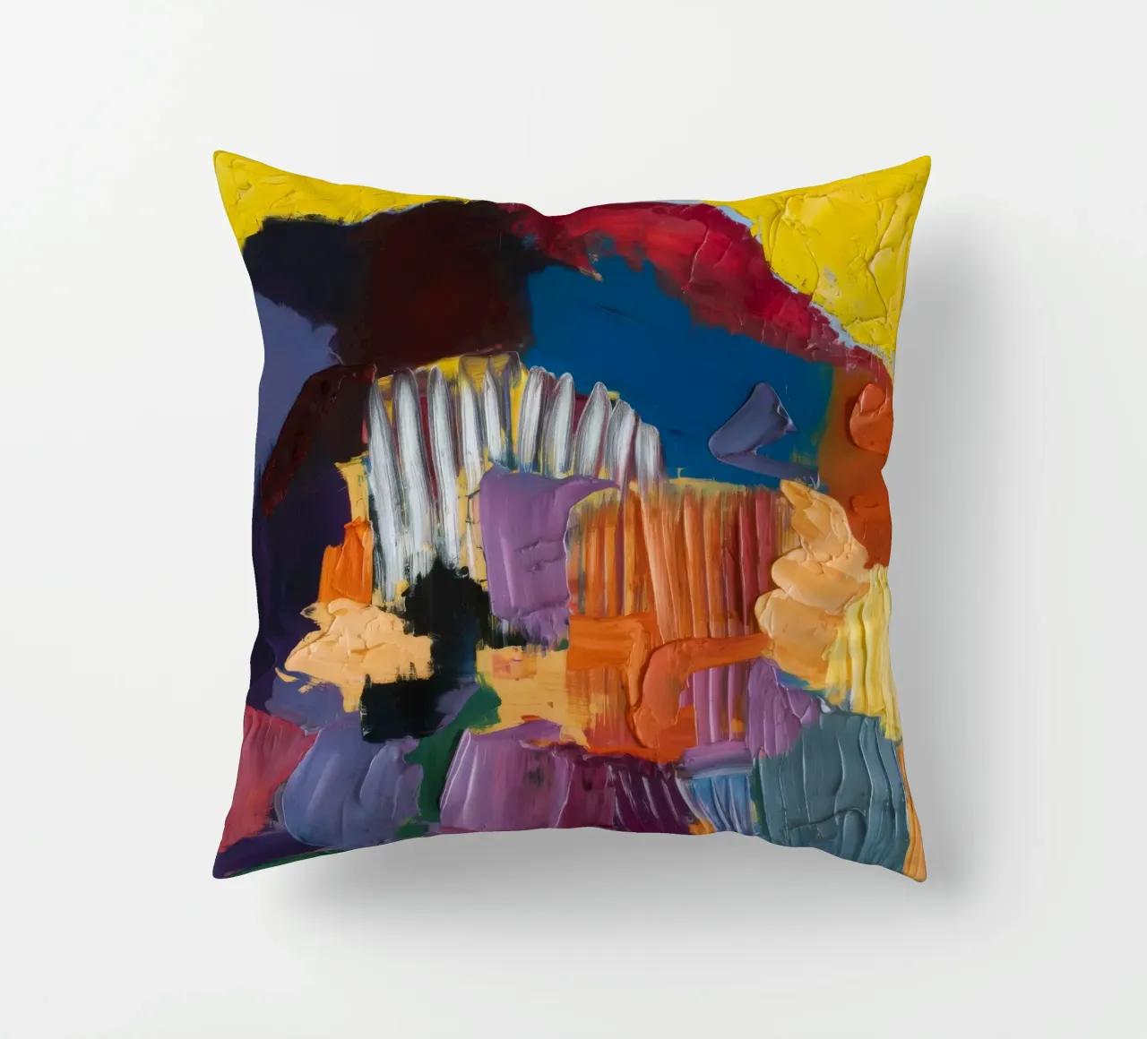 Nocturne Vibrant Layers decorative cushion by Sublime Layers