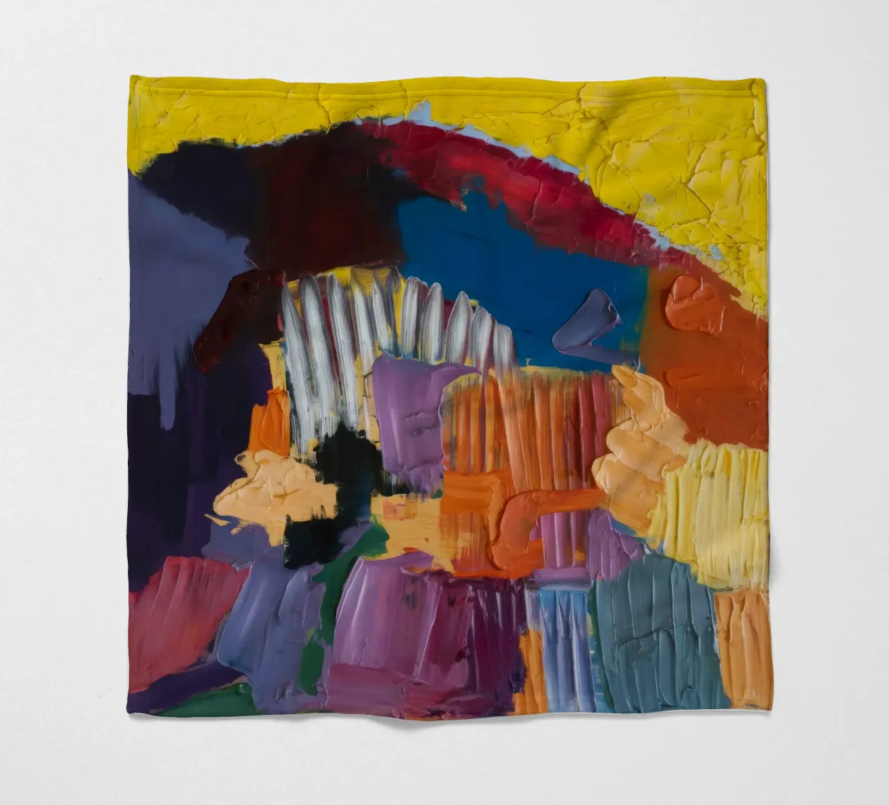 Nocturne Vibrant Layers fleece blanket by Sublime Layers